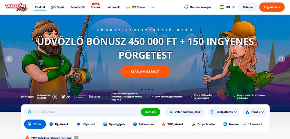 50-ingyen-pörgetés-regisztráció-után-Vulkan-Vegas